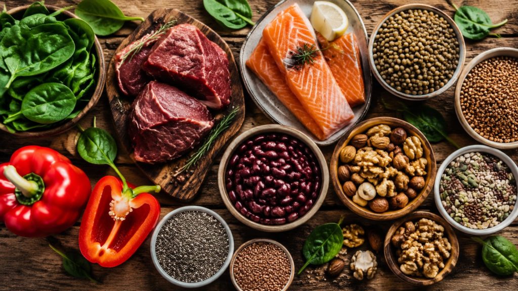 продукты содержащие железо